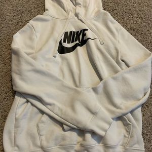 White Nike hoodie
